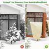 1pc 80*120cm Winter Protection Bag Against Freeze For Plant Cover Garden Plant With Zip Drawstring Breathable