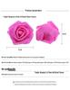 100-Piece Assorted PE Foam Roses for DIY Wreaths & Headpieces