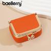 Baellerry Fashion Mini Purse for Women Genuine Leather Ring Earrings Jewelry Storage Box Ladies Coin Purse GZW