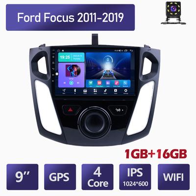 Android 2 Din Auto Multimedia Speler Voor Ford Focus 2011-2019 Head Unit Stereo GPS Navigatie BT WIFI 1+16GB