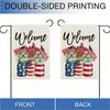 American Garden Flag Independence Memorial Day Yard Flag Outdoor Decorations