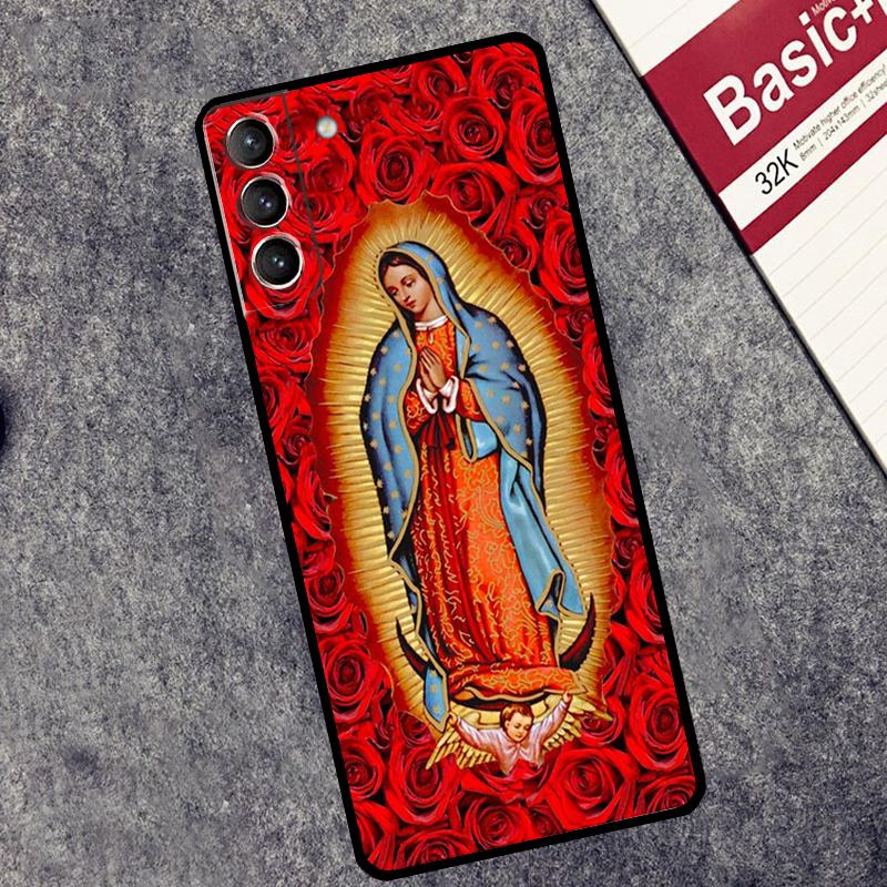 Virgin Mary Christian Case For Samsung Galaxy S24 S22 S23 Ultra Note 20 S9 S10 Note 10 Plus S20 FE S21 FE Cover