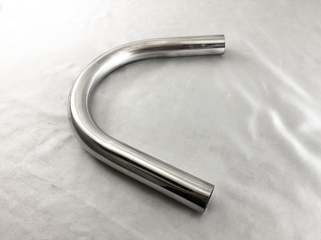 BRIGHTZ Stainless Steel Bent 4 Pieces 35mm 35 150° Pipe, 1.2mm Thick, [CUR-PIPE-032-4PC] Diameter, 35, 150°