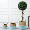 Belly Basket Panier Storage Plant Pot Collapsible Nursery Laundry Tote Bag with Handles