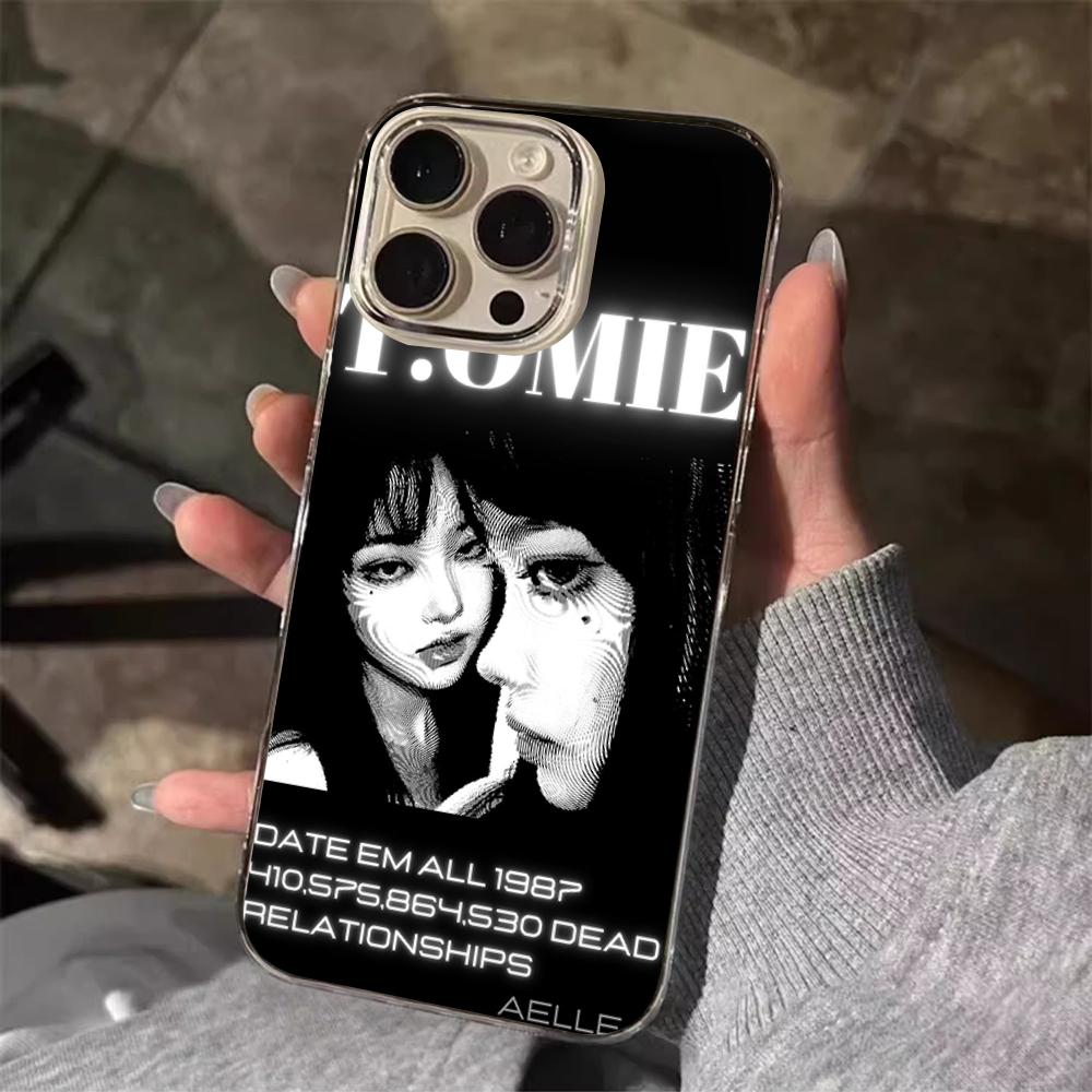 Tomie cool comics girl pattern design Phone Case Transparent Phone Case For iPhone 16 15 14 13 12 11 Pro Max XR Plus