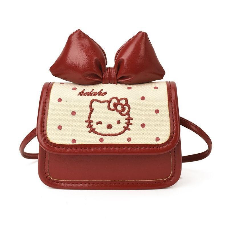 Hello Kitty Cartoon Pu Shoulder Bag For Women And Girls With Adjustable Strap