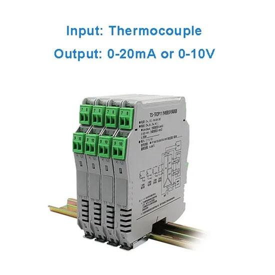 USB intelligent temperature transmitter thermocouple thermal resistance analog rail module to analog 4-20mA repeater
