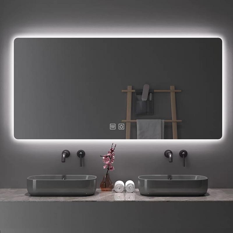 Modern Minimalist Multifunctional Smart Bathroom Mirror with Defogging and Light
