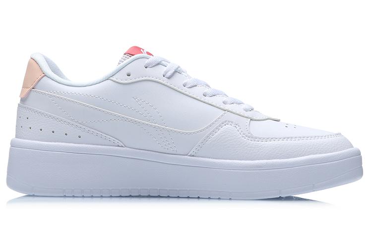 Li Ning Slip Resistant Breathable Lightweight Balance Abrasion Resistant Low top Skateboard Shoes Women's AGCR198-2