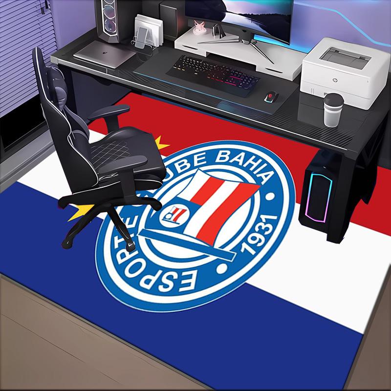 Ba-hia Sports Club Emblem Printed Office Carpet Chair Cushion  Entryway Rug, Rugs for Living Room, Bedroom Christmas gifts
