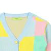 Tiffany Block Knit Cardigan T31kcw021