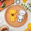 Plastic Biscuits Molds Cookie Stamp Cartoon Animals Cookie Cutter Fondant Cake Molds Kitchen Pastry Baking Tool