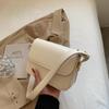 Womens Small Fashion Square Bag Made Of Pu Leather With Soft Structure For Daily Style