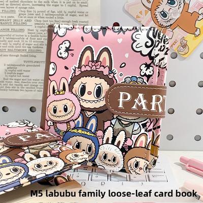 Famille M5 Cahier à feuilles mobiles Cahier Marée Jeu Dessin animé Livre de cartes Livre Bloc-notes de haute valeur