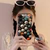 Smile Face Exquisite Luxury High-end PhoneCase Glass PhoneCase for Samsung Galaxy S26 S25 S24 S23 S22 S21 FE,Ultra,Plus