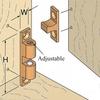 Inner Locks Screws Brass Cupboard Wardrobe Stopper Cabinet Catches Damper Buffer Door Lock Buckle
