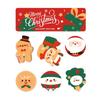 Santa Soft Magnetic Sticker Decal Soft Refrigerator Decor Cute Christmas Fridge Magnet  New Year
