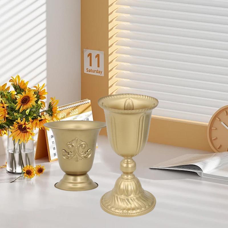 Doniczka w stylu europejskim w stylu retro z kutego żelaza stół weselny dekoracja kwiatowa wazon kompozycja kwiatowa wiadro