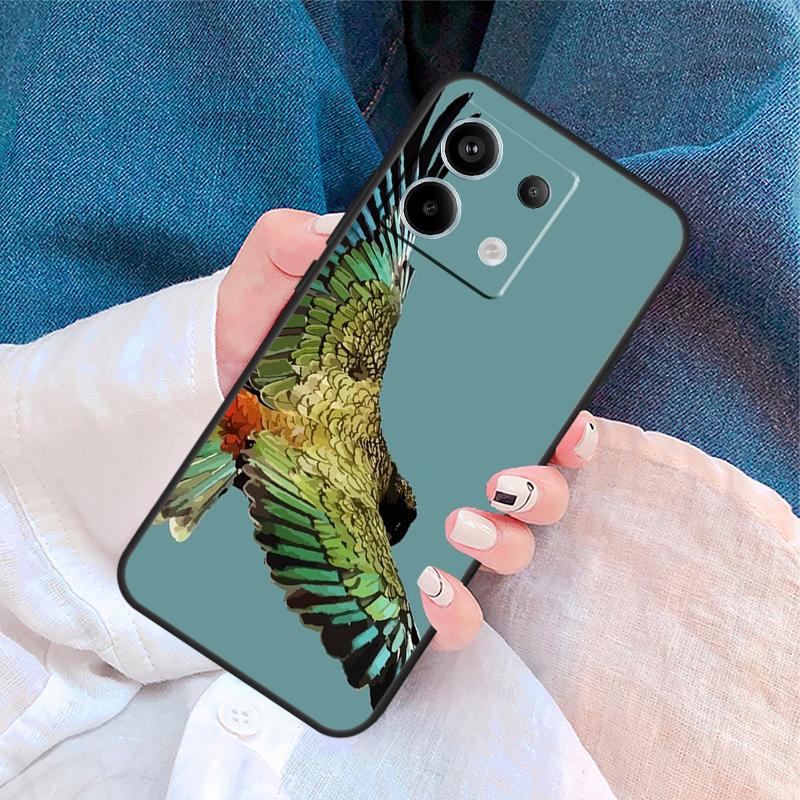 Animal Parrot Bird Cover For Xiaomi Redmi Note 14 13 Pro 12 11 9 10 9S 10S 11S 12S Redmi 14C 10C 12C 13C Case