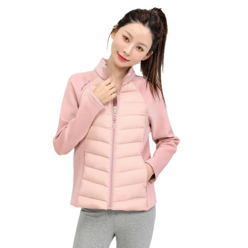 Sports light down jacket women's new popular skiing running mountaineering yoga fitness with slim-fit warm jacket