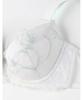 Bra with slimming silhouette and high side keeps bust pushed fits up to G large size Brush Bra BYK304 White E75 [Amphi/Wacoal] design, together, cup,