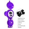 Universal Motorcycle USB Charger Socket Power Supply Port for Mobile Phone Waterproof Purple