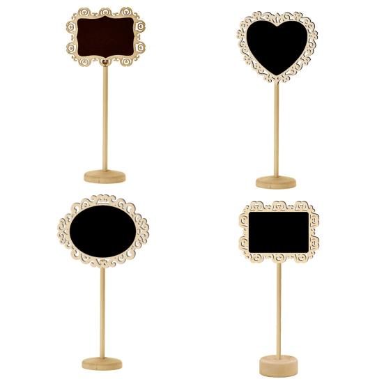 Burr-free Plant Stake Multipurpose Durable Natural Wood Chalkboard Marker