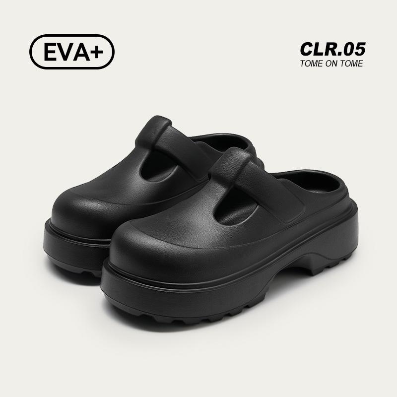 

Туфли Мэри Джейн женские модные и универсальные, увеличение высоты на 5,0 см, толстая подошва, дышащие, нескользящие и не вызывающие запаха, с закрытым носком. 39-40 чёрный