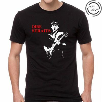 Černé unisex tričko Dire Straits Mark Knopfler