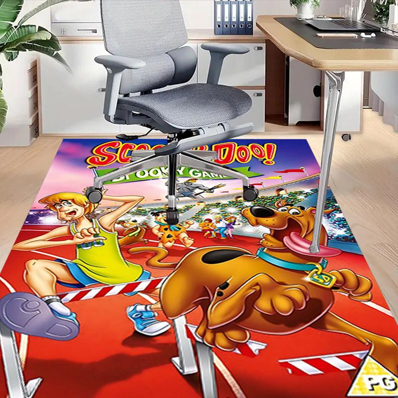 1PC Scooby-Doo Spooky Games Extra Large Non-Slip Floor carpet, Office, family, bedroom, Studio - Large Area Rug Indoor Rugs1145A