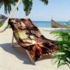 Attack Titan Print Beach Towel, Large Soft Quick Dry Towel for Beach Camping Swimming