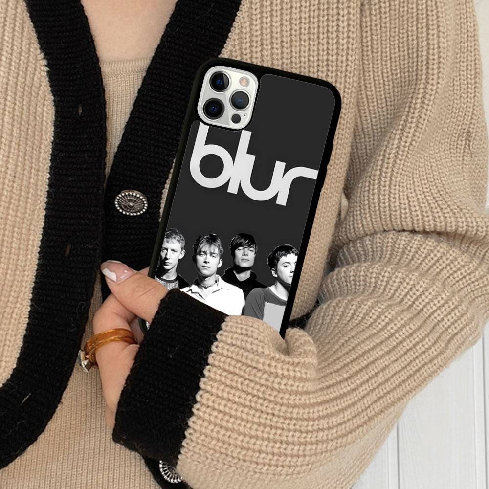Band Musik Rapper B-Blur Vintage Phone Case For Iphone 11 12 13 14 15 Pro Max 17 16 Plus Hard PC+TPU Back Cover