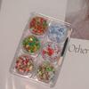 6Pcs/Set Sparkly Colorful Eye Glitter Gel Heart Star Moon Sequins Festival Glitter Body Nail Glitter Gel Face Hair