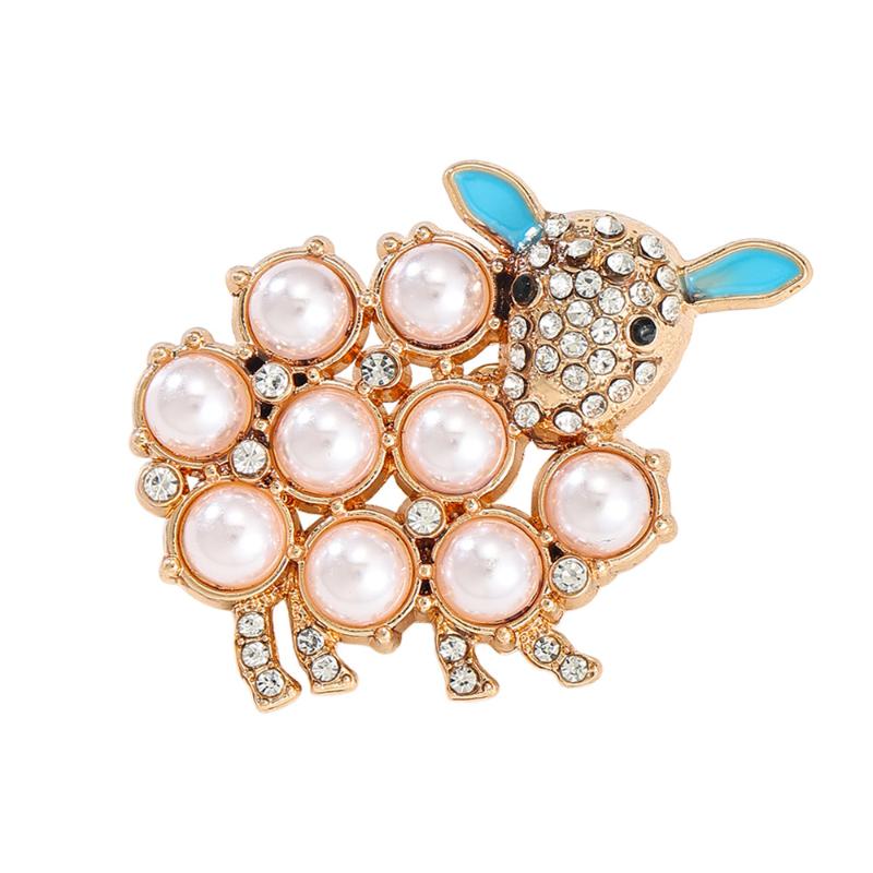 Luxury Sheep Themed Brooches For Men And Women Fashion Jewelry Accessories Couple Party Gifts