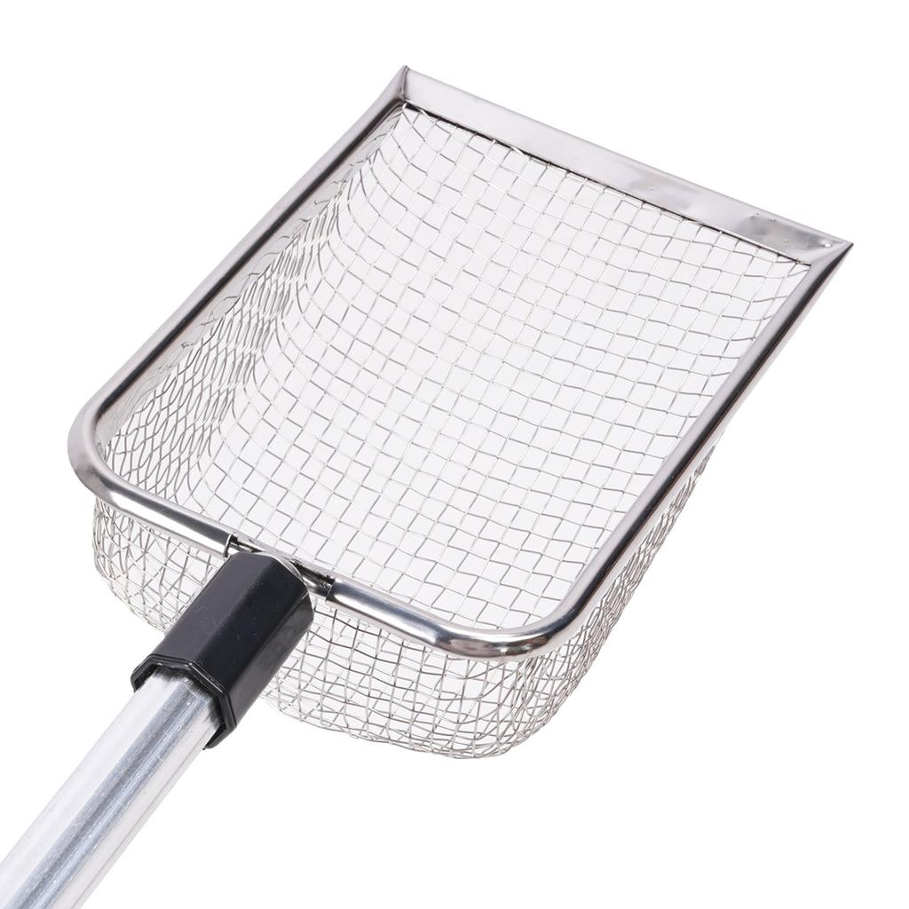 Extendable Cat Litter Scoop Long Handle Detachable Anti Stick Stainless Steel Kitty Litter Scooper Shovel