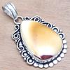 Pendant Wild Horse Jasper Gemstone Handmade Mother Day Silver Jewelry 2"