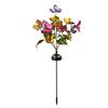 Zahradní dekorativní podlahové světlo Butterfly Flower Trávníková lampa Automatické nabíjení Vodotěsná Snadná instalace Venkovní LED lampa na nádvoří