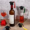 10pcs Graduation Hat, Felt, Mini Doctoral Hat, Tassel Felt, Doctoral Hat, Doll, Wine Bottle, Bouquet Decoration