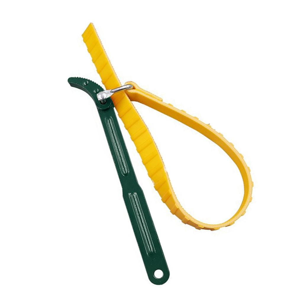 Adjustable 8/12in Belt Wrench Oil Filter Puller Strap Spanner Strap Opener Opener Strap Chain Tool Disassembly Cartridge