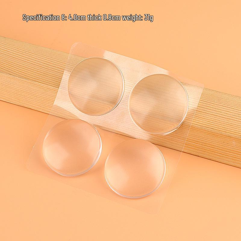 Reusable Transparent Silicone Anti-Collision Strip & Non-Slip Pad for Cabinets, Drawers, Glass, and Walls