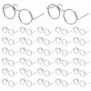 50Pcs Miniature Eyeglasses Realistic Wire Trim for DIY Crafts Dollhouse Accessories Mini Glasses for Decoration