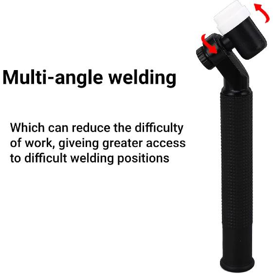 NR 26 Welding Torch Head, 360° Rotation TIG Welding Torch Head Body Air Cooled Swivel Neck Soldering Torch Head, Industrial Welding Accessories