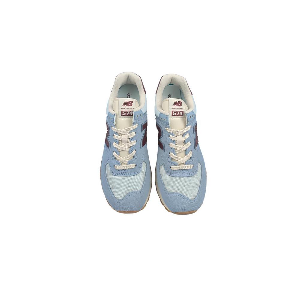 New Balance NB 574 Wear Resistant And Lightweight Low Top Running Shoes Women's Blue Wide Fit WL574RCF(Team652-NB)