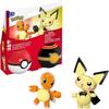 Mega Pokémon - Charmander and Pichu Construction Set with Articulated Figures