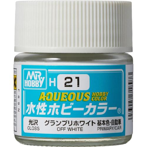 

GSI Creos New Water-based Hobby Color Grand Prix White 10ml Model Paint H21