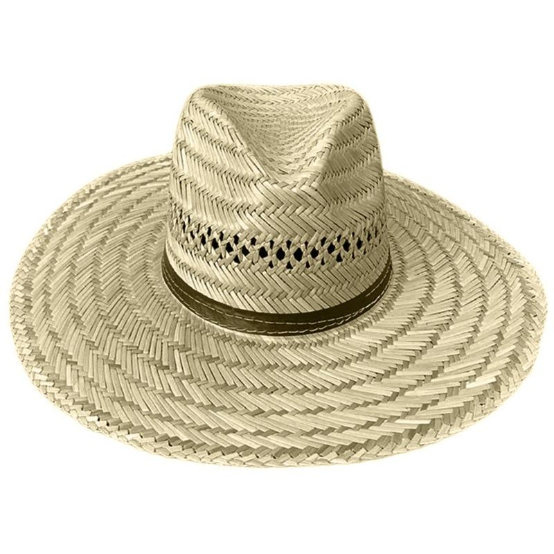 Handmade Straw Hat Wide Border Hat Crochet Travel Bucket Hat Sun Protecting Hat for Adult Children Man Women