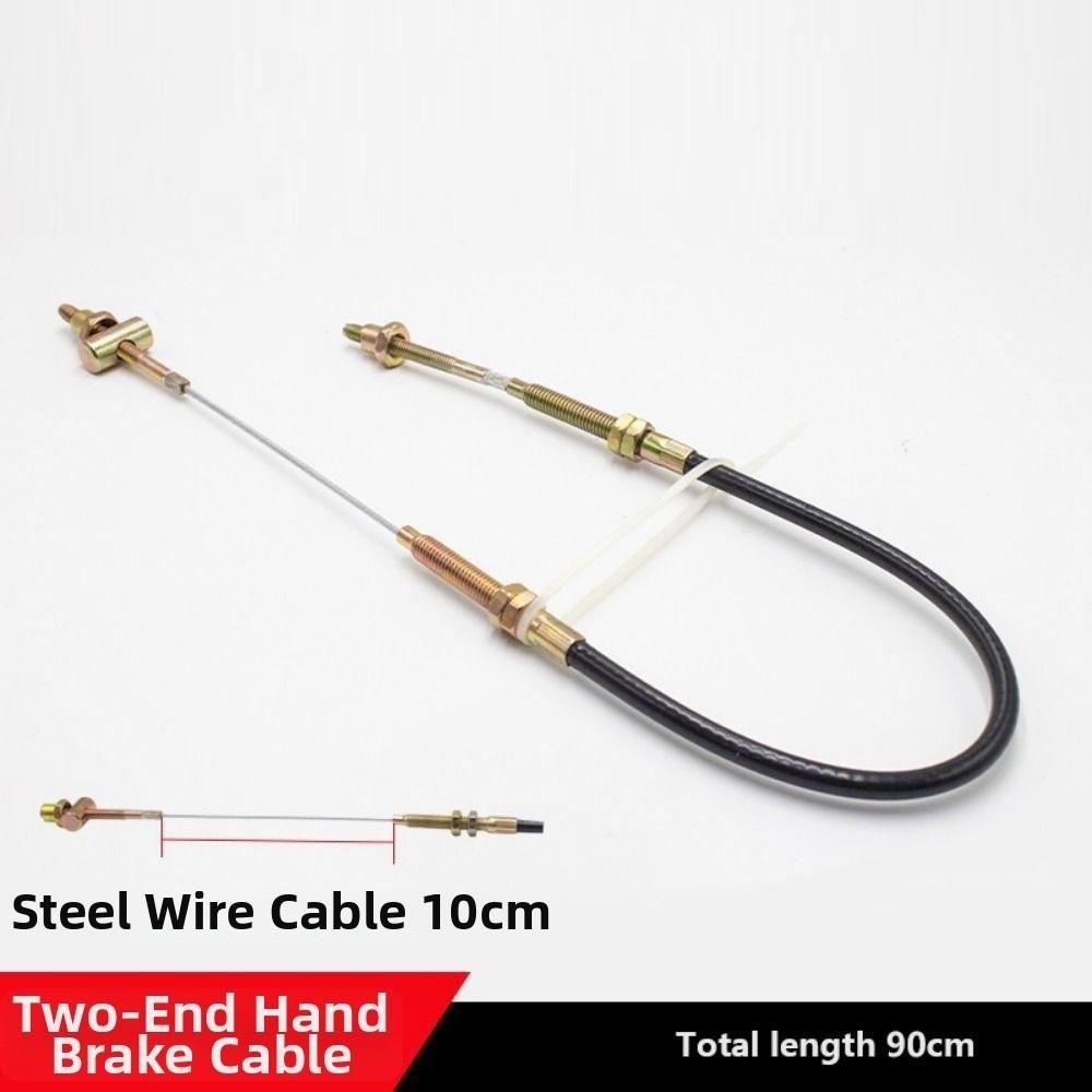 50/60/70/80/90/100cm Electric Tricycle Brake Cable with Leather Brake Wire Handbrake Cable Wire