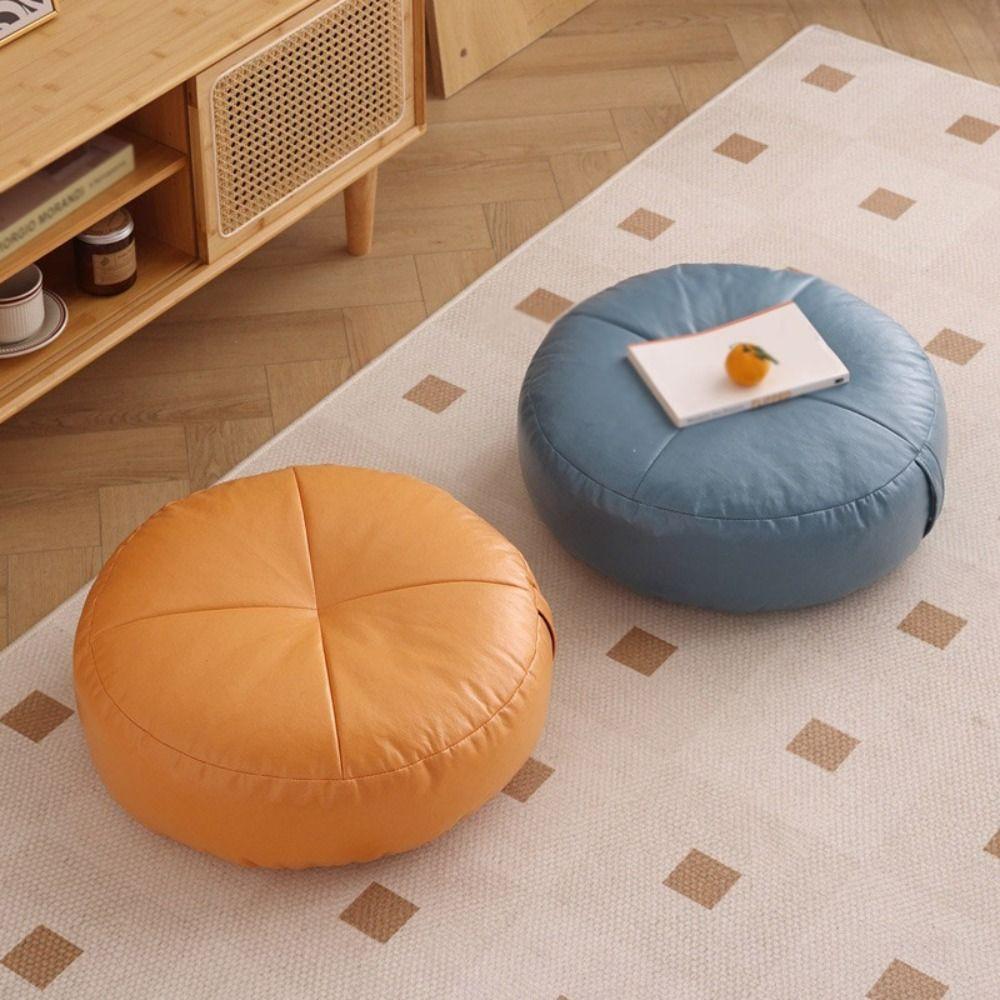 Non-Slip Floor Cushion Thickened Futon Small Bench Floor Footstool  Household