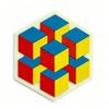 3D Tangram Puzzle: Optical Illusion Brain Teaser for Kindergarten Kids, Boys & Girls, Age 3+