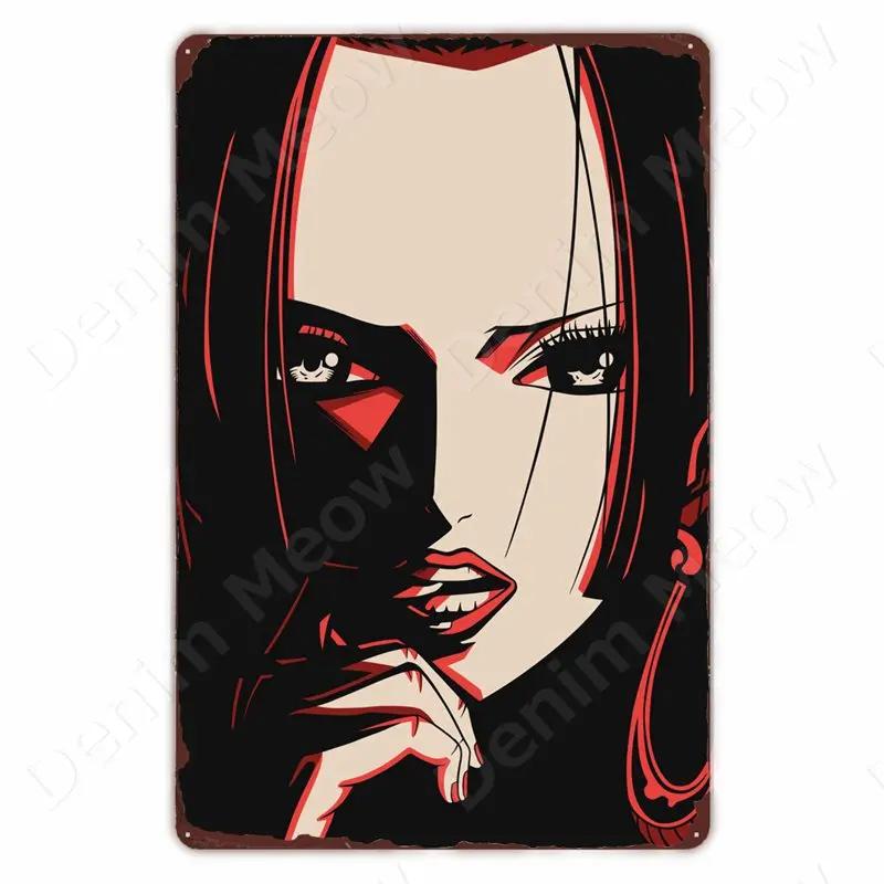 The King Of Fighters Anime Vintage Metal Sign, Wall Art Poster, Fighting Games, Retro Sign For Bar,Club,Man Cave,Home Wall Decor